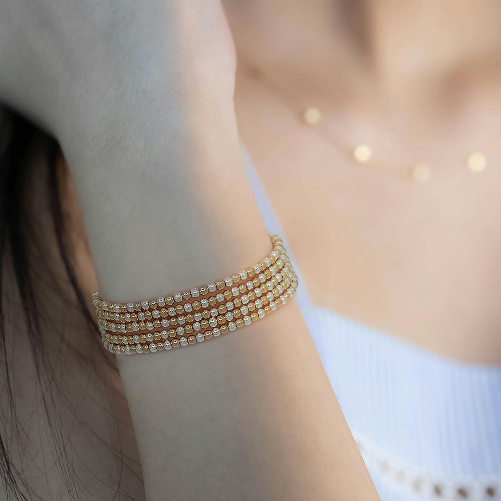 Stretch Beaded Bracelet Set of 5