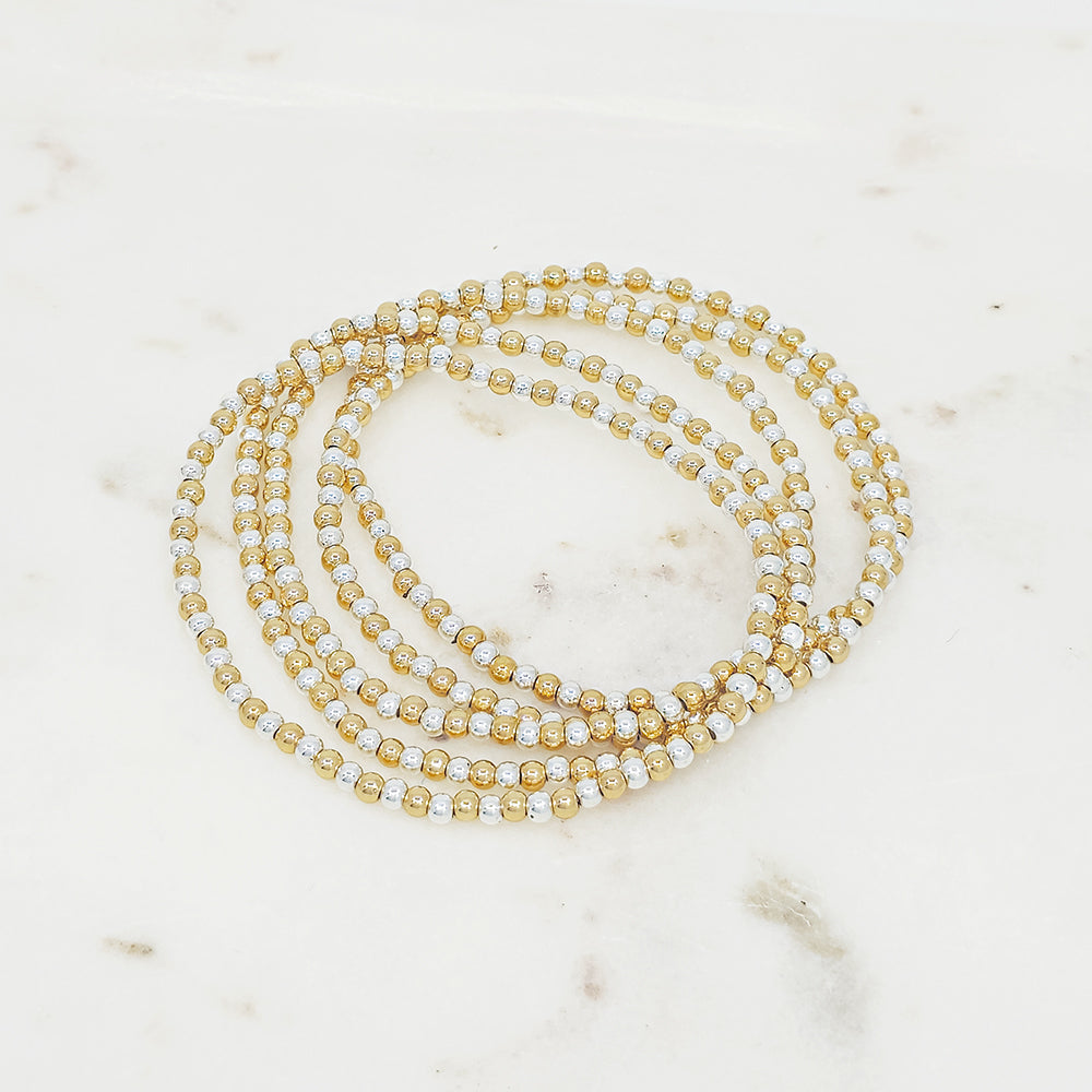 Stretch Beaded Bracelet Set of 5