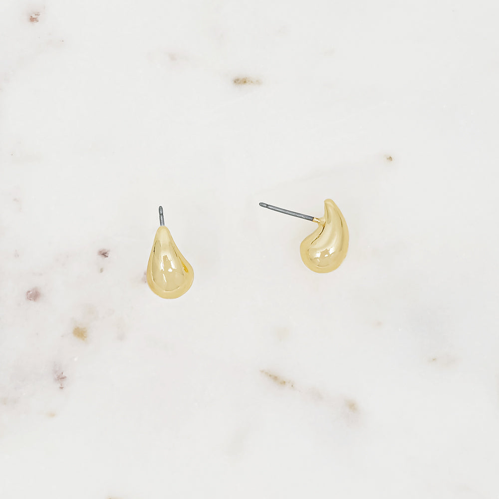 Mini Teardrop Stud Earrings